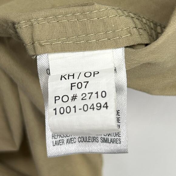 ExOfficio Button Front Shirt Hiking Hiker Fisherman Fishing Vented Beige Medium - Picture 7 of 8